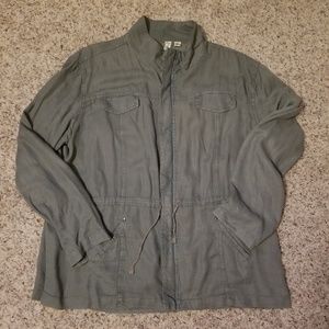 Lightweight Blue Gray Tarnish Jacket